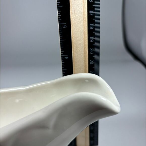 Vintage 1950's RLC USA Ironstone Gravy Boat Made in USA - Picture 5 of 6